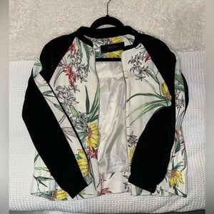 Zara floral print jacket